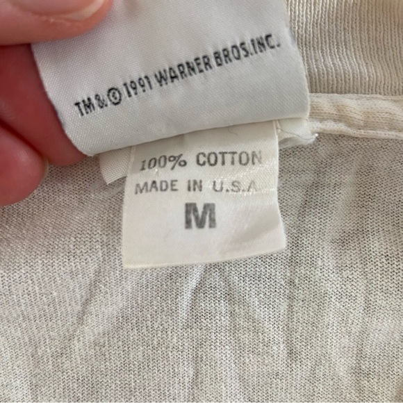 1991 Vintage Warner Brothers ACME Clothing Loony Toons T-shirt Men’s Size Medium - Picture 5 of 7